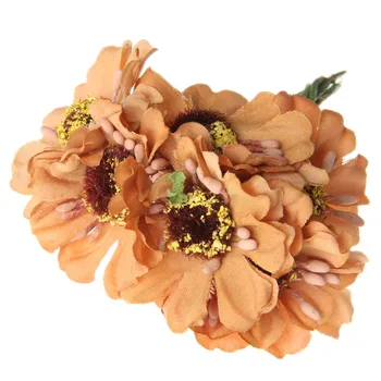 12 Pluoštas(72pcs) Dirbtinis Camellia Žiedų gėlių galvos bract modeliavimas gėlės, dekoratyvinės Gėlės, Namų dekoracijas, Vestuvių