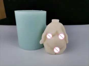3D Apkūnus Moters Kūno Muilas Silikono Formos Žmogaus Kūno Žvakė Gipso Šokoladas Valentino Dienos Tortas Pelėsių Interjero Dekoravimo Priemonė