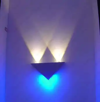 3W High Power LED Sienos Salė Takas Kabineto Lubų Šviesos Lempos Lemputė Trikampis NAUJAS