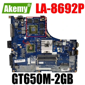 AKEMY QIQY6 LA-8692P Nešiojamojo kompiuterio motininė plokštė Lenovo IdeaPad Y500 