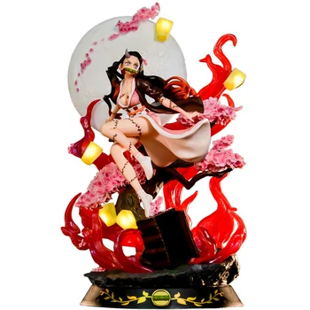 Anime Pav Demon Slayer Kamado Nezuko PVC Veiksmų Skaičius, Žaislų Kimetsu nr. Yaiba GK Statula Suaugusiųjų Kolekcionuojamos Lėlės Modelio Dovanos