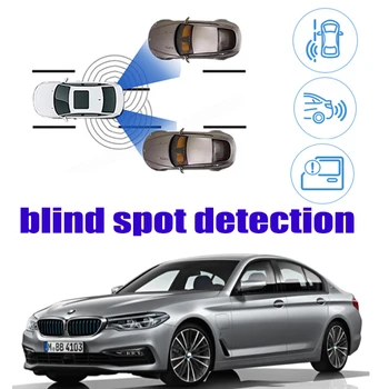 Automobilių BSD BSA BSM Aklas Srityje Vietoje Įspėjimas Saugos Ratai Įspėjimo Veidrodėliai Galiniai Radarų Aptikimo Sistema BMW 5 G30 G31 G38 2017~2019