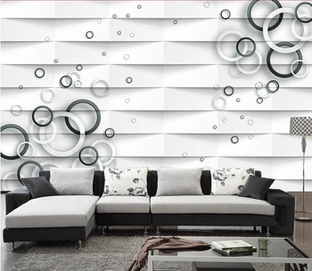 Custom 3D didelės freskomis, modernus minimalistinio de parede Papel, TV foną, sienos, miegamojo sienos popieriaus