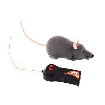 Elektroninių nuotolinio valdymo Žavinga Šviesiai pilkos pelės žaislas, skirtas žaisti su katės pet