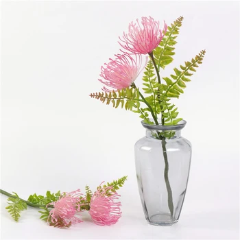 Europos Stiliaus Dirbtinio Plastiko Chrizantemų Adatų Pagalvėlę Gėlių Vestuvių Ūkyje Gėlių Namuose Vaza Gėlių Kompozicijų Apdaila