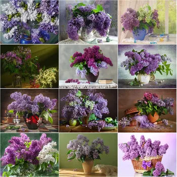 Gėlių, Gėlių Brangakmenis Kryželiu Violetinės Levandos 