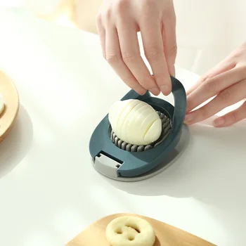 Japonija 2in1 Supjaustyti Daugiafunkcį Virtuvės Virtas Kiaušinis Slicer Sectione Cutter Pelėsių Gėlių Kraštų Dalykėlių Kokybės Kiaušinių Pjovimo Įrankiai