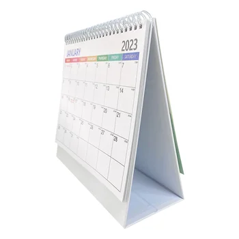 Kalendorius Stalas Desktop Planuotojas Mėnesio Office Standingtable Planuoti Darbotvarkę Stovėti Englishdaily Planavimo Dekoratyvinis Palapinė 2023 Memo