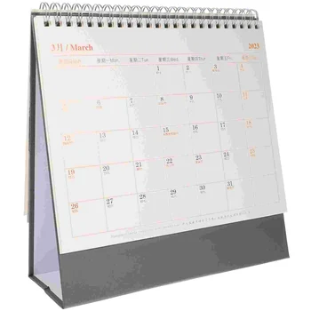 Kalendorius Stalo Stovi Kalendoriai Planuotojas Mėnesio Tabletopyear Savaitės Tvarkaraštį Darbalaukio Bloknotas Office Mini Dailytable Rabbitmodern