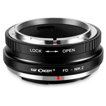 K&F Sąvoka Objektyvo Apsodo Adapteriu FD FL Objektyvais Nikon Z6 Z7 Fotoaparatas