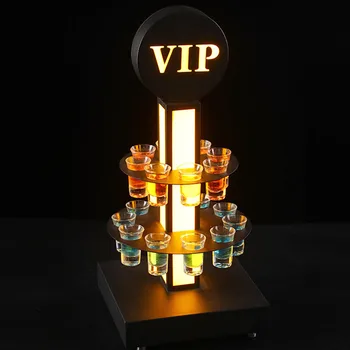 Kūrybos VIP Kokteilių Taurės savininkas Stovėti Paslaugų taurelė Glorifier Display Rack Vyno Stiklo Stovas, skirtas Naktinių Barų Šalis