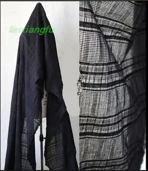 Lino tekstūra audinio, plisuotos atgaminti suknelė audinio, viršutinis audinio, dizaineris audinys