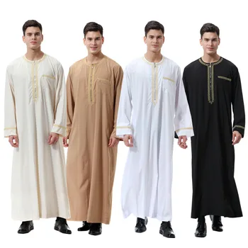 Mados jubba vyrų musulmonų suknelė Moslim skraiste marocaine caftan vyrų drabužius, drabužius, orientale marocaine panjabi kurta vyrų arabisch