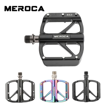 MEROCA dviračio pedalas kalnų dviratis aliuminio lydinio neslidus pedalo sulankstomas dviratis dviračio DU/guolių pedalas