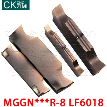 MGGN150R-8 LF6018 MGGN300R-8 LF6018 Karbido Įdėklai pjovimo ir skakać Įdėklai įrankiai CNC tekinimo Įrankiai MGGN nerūdijančio plieno
