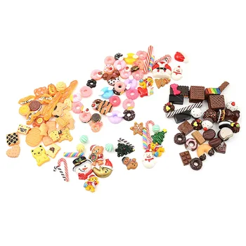 Mini Žaisti Maisto Torto Biskvito Spurgos Lėlės Lėlės Priedai, Didmeninė Miniatiūriniai Apsimesti Žaislas