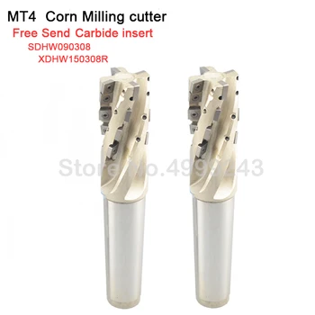 MT4 MT5 Morzės siaurėjantys karka kukurūzų pjovimo frezavimo, neatsiejama pjovimo spiralė pabaigos frezavimo cutter, grubaus malimo cutter SDHW XDHW