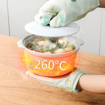 Multi-funkcija, mikrobangų krosnelė puspirštinės prieš karšto mažai šviežių namų virtuvė orkaitė, kepimo temperatūros storas pirštines
