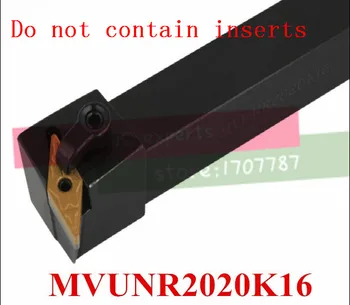 MVUNR2020K16,Metalo Staklės, Pjovimo Įrankiai CNC Tekinimo Įrankis,Tekinimo Staklės, Išorės Tekinimo Įrankio Tipas MVUNR/L 20*20*125mm