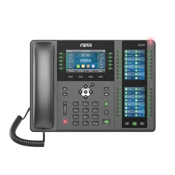 Naujas Atvykimo 3 Spalvotas Ekranas X210 Fanvil High-End Įmonių IP Telefonas Su 106 DSS Klavišus