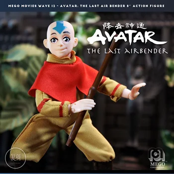 Naujas Atvykimo Originalus Mego Avatar: The Last Air bender Zuko KATARA Kilnojamojo Lėlės Mados Modelis Pav.