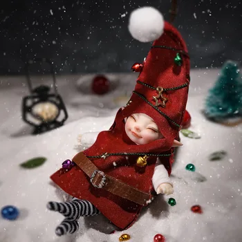Nuostabi vieta Realpuki Toki Kina Miegoti galva Lėlės 1/13 BJD Doll, pilnas komplektas Dervos Žaislai Vaikams Staigmena Dovanos FL Maža Elf Lėlės Sodo D
