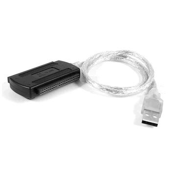 PC USB 2.0 prie SATA IDE 40 Pin Kabelis Adapteris iš 2.5 3.5 Kietajame Diske