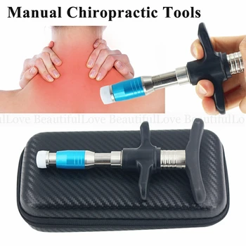 Rankinis Chiropractic Gun 10 Įrankių Reguliuojamas Terapija, Stuburo Massager Chiropractic Reguliavimas Įrankis Kėlimo Kaulų Korektorius Masažas Ginklą