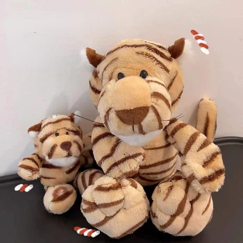 Serijos Classic Džiunglių Dryžuotas Tigras Lėlės Pliušinis Žaislas Iškamšos Lėlės Vaikams Keychain
