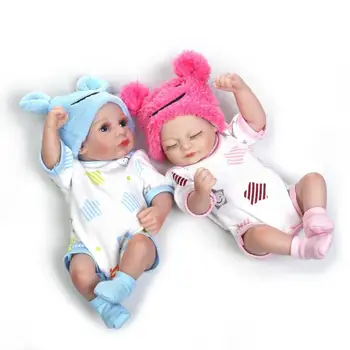 silikono reborn baby lėlės twinBaby Atgimsta Minkšto Silikono Visai Realus Lėlės, Žaislai Berniukas Visiškai Vinilo Lėlės Vaikui Dovana 1 Metų Žaislas
