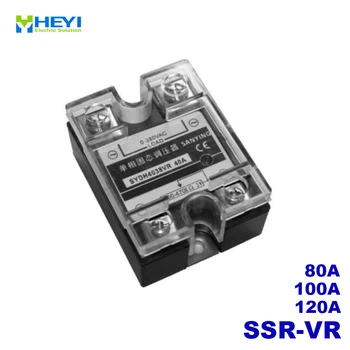 SSR-80VR 100VR 120VR vienfaziai atsparumas reguliatorius 80A 100A 120A išorės 470K Om-560K Om / 2W radiatorius