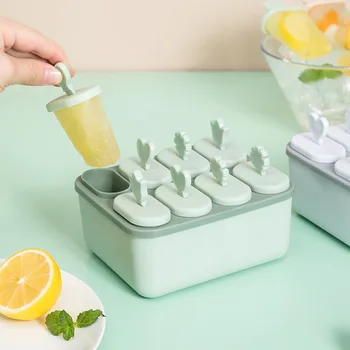 Virtuvės Ledo Kubelių Forma Daugkartinio naudojimo Popsicle Maker 